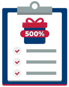500 bonus casino