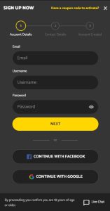 Palmslots login