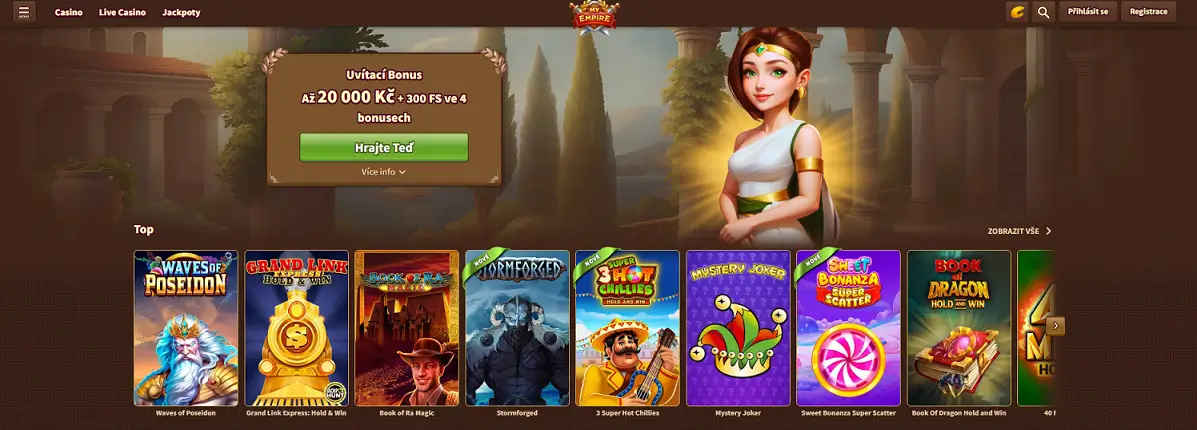 Strona glowna online Myempire Casino