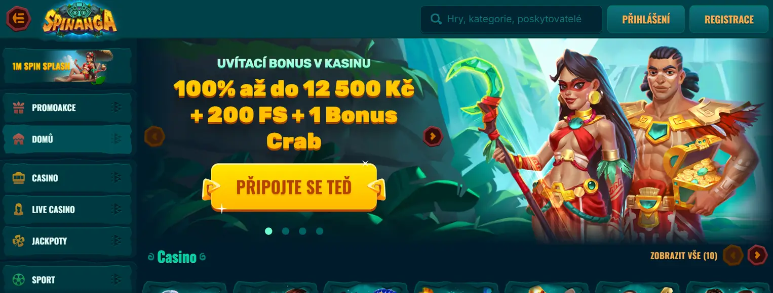 Strona glowna online Spinanga Casino